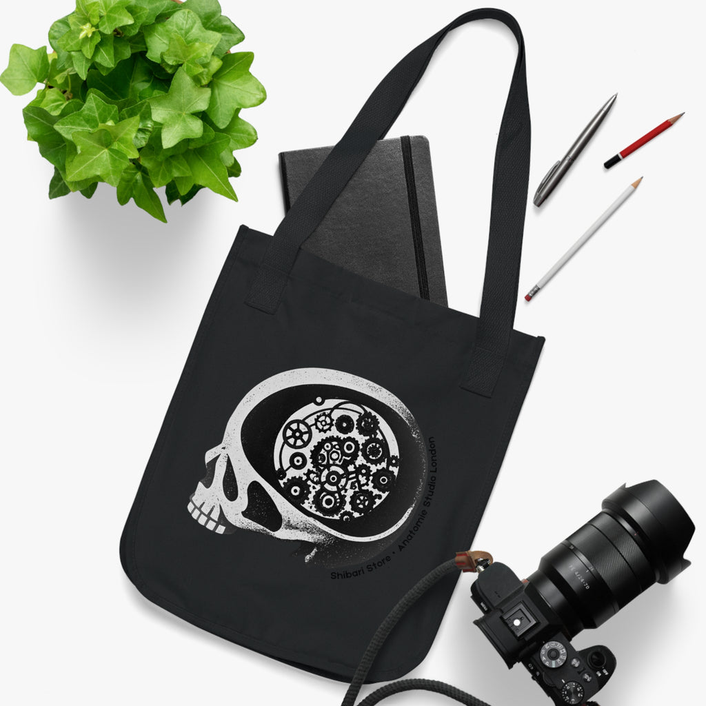 Official Shibari Store x Anatomie Studio Skull Logo - Canvas Eco Tote Bag