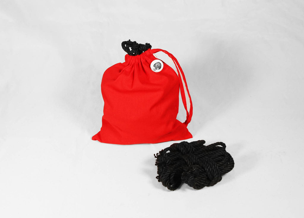 Bag O' Bits • short jute ropes for finishing ties